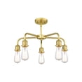 thumbnail image 3 of Innovations Lighting 516-5Cr-14-25 Fenton Chandelier Fenton 5 Light 25" Wide Chandelier -, 3 of 7
