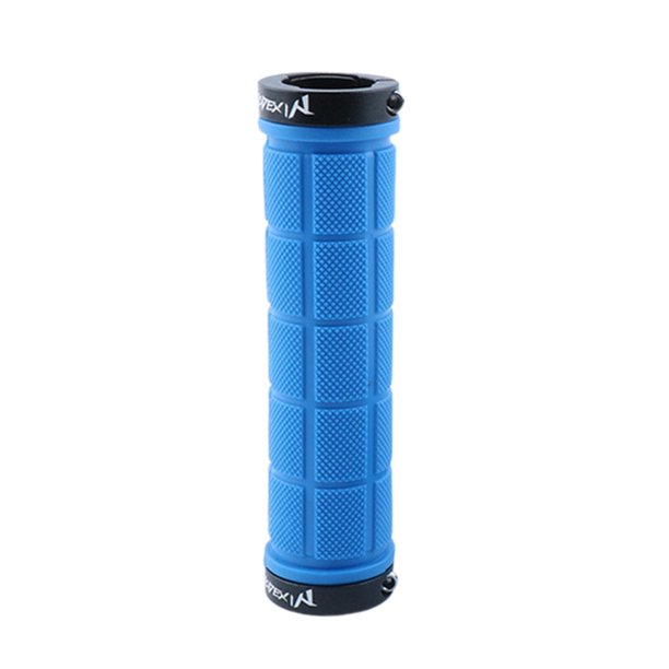 Funda de Manillar Funda a Prueba de Golpes Goma Ciclismo Anti-Grip Enrejado azul Zulema Puños de manillar de bicicleta