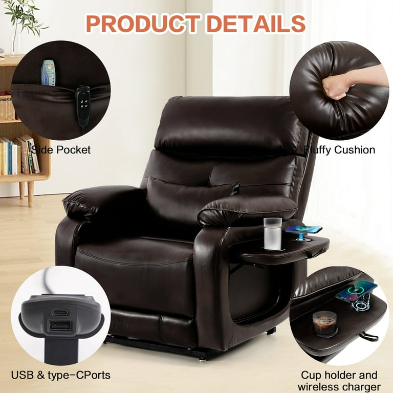 Power Lift Chairs Power Recliner With Left Side Control Sitting