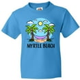 thumbnail image 3 of Inktastic Summer Vacation in Myrtle Beach Youth T-Shirt, 3 of 5