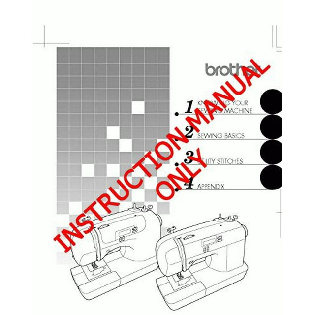 Brother CE4000 Sewing Machine Owners Instruction Manual (Paperback