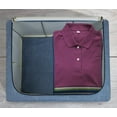 thumbnail image 6 of Sorbus Oxford Fabric Storage Bins: Stackable, Foldable Organizer Bags, with Clear Window (Set of 2), Blue, 6 of 8