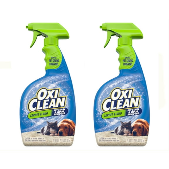 OxiClean Carpet and Area Rug, 24 oz, Pet Stain and Odor Remover (2 Count)
