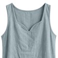 thumbnail image 5 of IUYRTFE Women V Neck Sleeveless Tank Top Loose Fit Casual Summer Blouse, 5 of 5