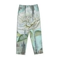 thumbnail image 4 of Xecao Vintage Rose1 Women's Straight Lounge Pajama Pants: The Epitome of Relaxed Sleepwear, 4 of 9