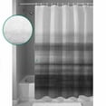 thumbnail image 3 of Extra Long Shower Curtain 72x96 Inch, Black White Ombre Shower Curtain Waterproof Bathroom Decor Vintage Minimalism Abstract Stripes Fabric Bath Curtain Set Accessories with Hooks, 3 of 6