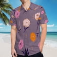 thumbnail image 5 of High Quality Hawaiian Shirts for Men Short Sleeve Aloha Beach Shirt Floral Summer Casual Button Down Shirts Blouses LC9PRC, 5 of 7