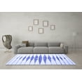 thumbnail image 3 of Ahgly Company Indoor Rectangle Solid Blue Modern Area Rugs, 5' x 8', 3 of 4
