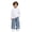 Light Blue, variant on SOFTCCLO Boys Jeans High Street Wide Leg Flared Loose Casual Denim Pants for Boys Relaxed Size 3-4Y