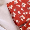 thumbnail image 7 of Boys Swim Trunks Girls Floral Print Summer Casual With Belt Are Comfortable Breathable Loose Fit Breathable Refreshing Red Short Pants Sizes 5-6 Years, 7 of 7