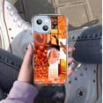 thumbnail image 5 of Orange Vibes Case for iPhone 13 ,Aesthetic Art Design Pattern TPU Shock Proof Cover Case, 5 of 5