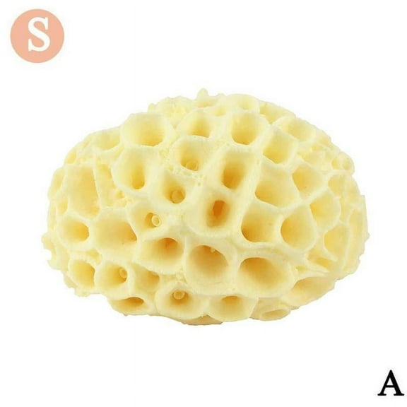 Yiokii Exfoliating Foam Sea Sponge Natural Fling Bath Sponge Honeycomb Spong Lot F8