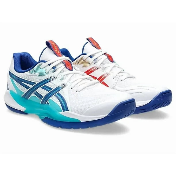 Asics Indoor Shoes POWERBREAK FF White/Asics Blue 1071A121.960 2E 2025 Stability