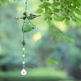 thumbnail image 3 of Crystal Ball Angel Light Catcher Metal Hanging Sunlight Wind Chime (Verde) Ndcxsfigh Nuevos Originales, 3 of 6