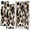 Color 4, variant on Leopard Print 2 Pcs School Locker Magnetic Wallpaper 12" x 36" Vintage Floral Soft Pink Roses Leopard Print Reusable Removable Locker Accessories Back to School Supplies