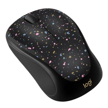 Logitech Plug & Play Optical Wireless Mouse, Black, Walmart Exclusive