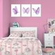 thumbnail image 3 of Set Of 3 Butterfly Wall Art Prints Purple Butterfly Poster Poster, 3 of 4