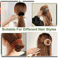 thumbnail image 3 of Bird Nest Magic Hair Clip - Expandable Hair Bun Maker Hair Accessories for Women Ponytail Holder Hair Bun Clip Glossy, 3 of 8