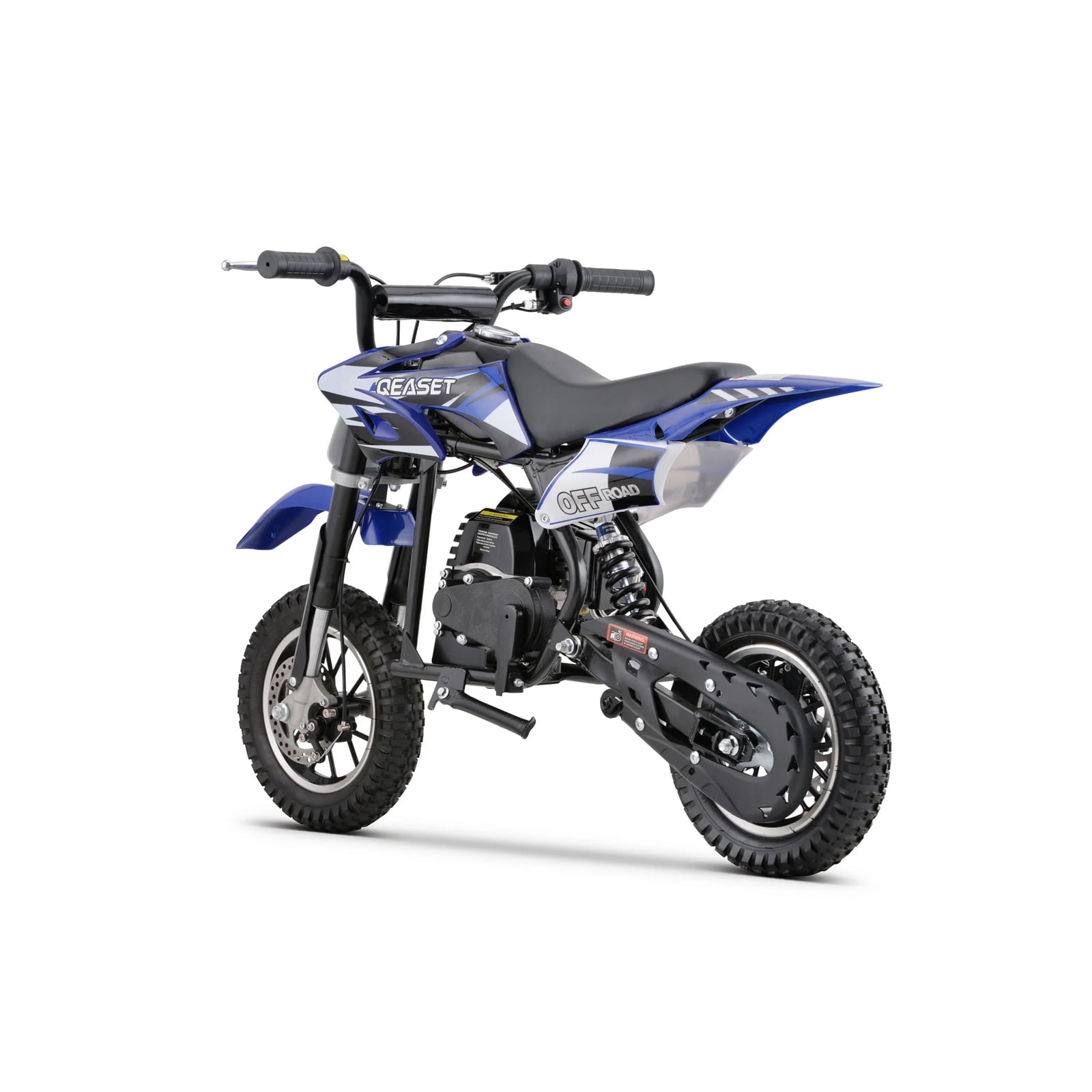 QEASET 39CC Dirt Bike, Gas Powered Mini Bike, Blue