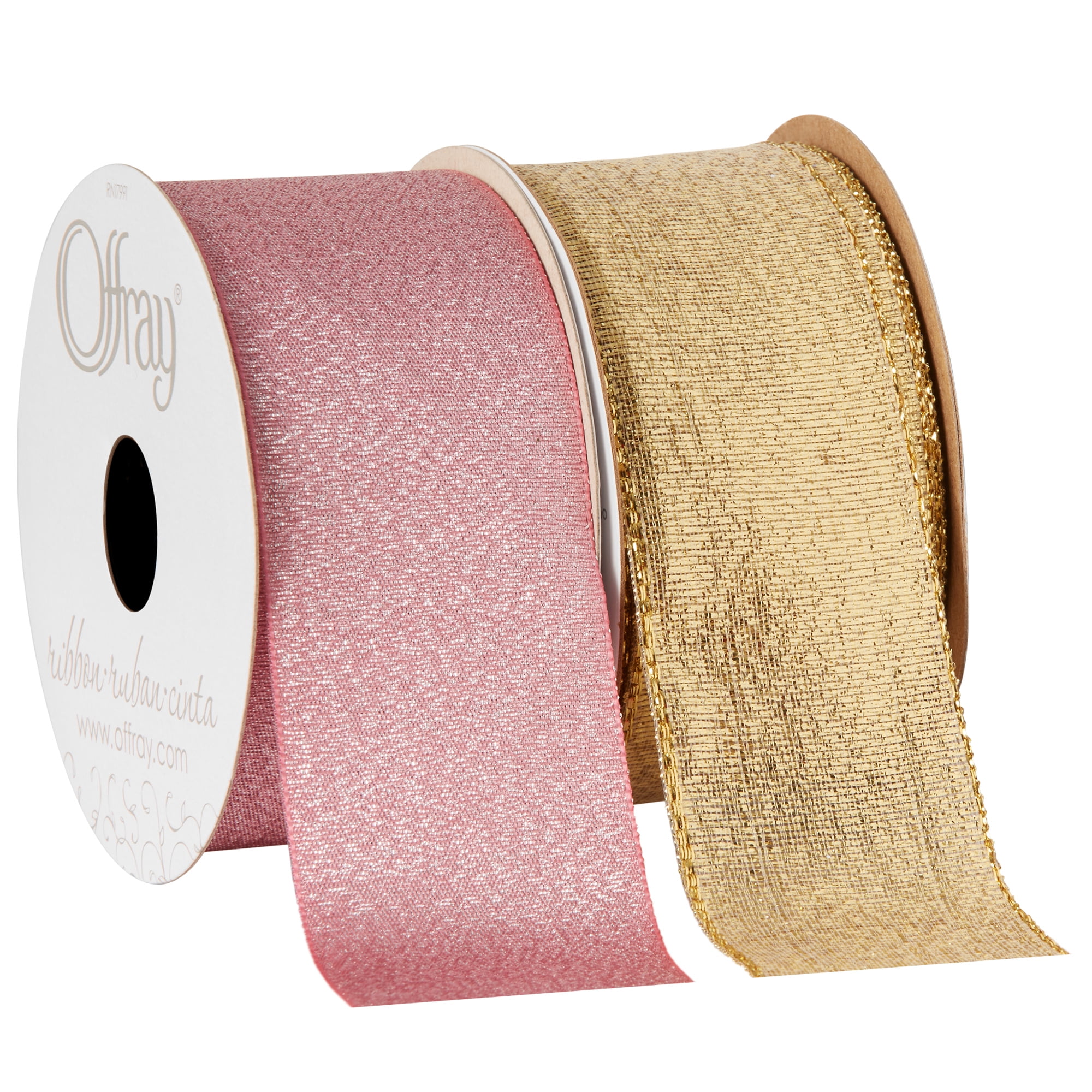 Offray 1.25 inch Pink Empire Lace Trim, 3 Yards, 1 Each