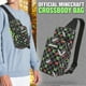 thumbnail image 2 of Bandolera de viaje para niños con diseño de Minecraft, color negro y multicolor, 2 of 6