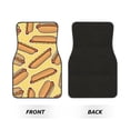 thumbnail image 2 of Fotbe Hot Dogs Juego de 4 Tapetes para Auto con Estampado – Alfombrillas de Goma Reforzada, Diseño Antideslizante, Protección para Todo el Año – Vehículos, Autos, Camionetas y SUVs, 2 of 7