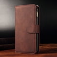 thumbnail image 1 of Leather Card Slots Zipper Magnetic Wallet Phone Case For Iphone 14 Pro Max/14 Pro/14 Plus Iphone 13 Pro Max/13 Pro/13 Mini/13 Iphone 12 Pro Max/12 Pro/12 Mini/12 Iphone 11/11 Pro/11 Pro Max Iphone X/x, 1 of 5