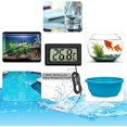 thumbnail image 5 of Mini Digital LCD Thermometer Temperature with Temperature Probe Sensor Tester for Refrigerator Freezers Aquarium (2X Black 2X White), 5 of 5