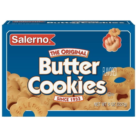 (2 Pack) Salerno Original Butter Cookies, 8 Oz