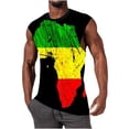 thumbnail image 2 of Hombres Moda Casual Impresión Suéter Cuello Redondo Tanque Deportivo, 2 of 7