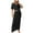 Black, variant on Fgnfyis New Knitted Crochet Flower Set Skirt Cardigan Buckle Skirt Suit Sets for Women 2 Pieces Beige S