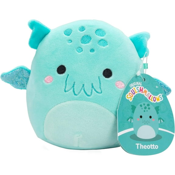 Squishmallows Original 5-Inch Theotto The Cthulhu - Official Jazwares Plush - Collectible Soft & Squishy Mini Stuffed Animal Toy - Add to Your Squad - Easter Basket Gift for Kids, Girls & Boys