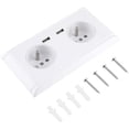 thumbnail image 5 of Multifunctional USB Socket EU Plug Socket with Two USB Ports for Phone Charging 250V, 5 of 5