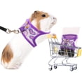 thumbnail image 2 of Small Pet Harness Cute Adjustable Vest and Leash Set for Guinea Pig, No Pulling Comfort Mesh Padded Vest for Small Pets, Ferrets, Chinchillas, Hamsters, Iguanas and Similar Small Animals, 2 of 8