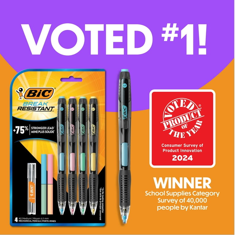 BIC Break Resistant Mechanical Pencil mm, Count