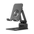 thumbnail image 2 of Neinkie Support de Téléphone Multifonctionnel Réglable Pliable pour Bureau Téléphone Intelligent Support Universel avec Design Ajouré pour Regarder la Télé, 2 of 9