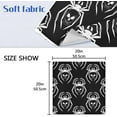 thumbnail image 6 of GZHJMY Halloween Cloth Napkin Skull Spider Horror Kitchen Dining Table Day of The Dead Decor for Cocktail Gathering Holiday Party Wedding Everyday Use Oversize 6 Pack 20" × 20", 6 of 6