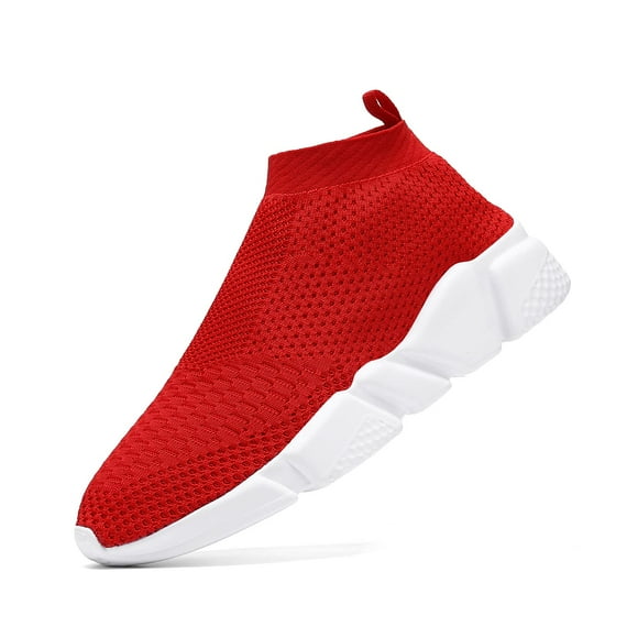 WXQ Women's Running Lightweight Breathable Casual Sports Shoes Fashion Sneakers Walking Shoes Red 39