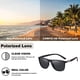 thumbnail image 5 of Los vidrios piloto del marco cuadrado forman las gafas de sol protectoras polarizadas, hechas de TR, TAC, 5 of 5