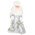 thumbnail image 2 of Peluche de Papá Noel eléctrico animado de Navidad de 40 cm para decoración de invierno. blanco, 2 of 9
