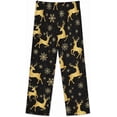 thumbnail image 5 of Top-kevin Womens Pajamas Set Stars Leaves Pattern Soft Long Sleeve Sleepwear Button Down Sets, 5 of 12