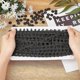 thumbnail image 5 of 20 Yards Braid Trim With Elastic Button Loops Black Buttonhole Tassel Fringe Lace Trim Wit, 5 of 5