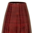 thumbnail image 7 of Bamboo Cylinder Floor Vase  - Handcrafted Tall Decorative Vase - Ideal for Dining Room, Living Room, 16.5 Inch, Red, 7 of 7