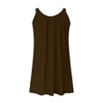 thumbnail image 4 of Robe d'Été Courte de Plage pour Femmes - Couverture de Bikini, Ligne A Sans Manches, T-Shirt Décontracté Mini Robe, Polyester, Tailles P - TTG, 4 of 4
