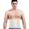 thumbnail image 1 of Corsés de entrenamiento de cintura para hombre, ropa moldeadora con hueso de acero, cinturón adelgazante para Control de barriga, traje de Sauna para Fitness, modelador corporal, 1 of 5