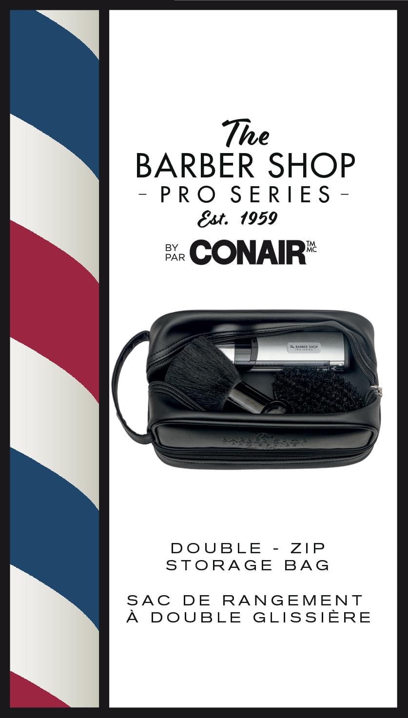 The Barbershop Pro Series Double Zip Organizer By Conair, Men's Organizer