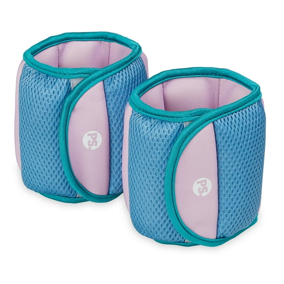 Popsugar Soft Wrist/Ankle Weights, 2.5lb Each, Set of 2, Periwinkle/Lilac