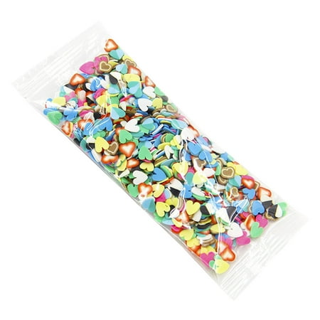 

TRINGKY 1000Pcs/Pack Clay Resin Fillings 3D Tiny Mixed Shapes Animal Love Heart Feather