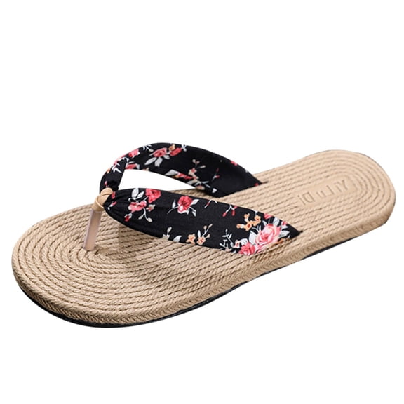 jiaxiM Women Flip Flops Womens Thong Sandals Comfortable Summer Slippers for Women Non- Wedges Sandals for Women Tpr Sole Womens Shoes