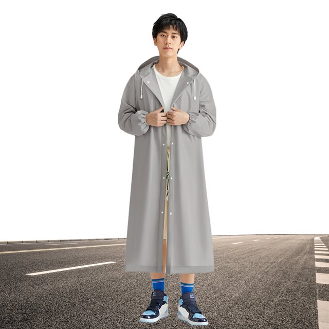 Poncho Lluvia Con Capucha Impermeable Reutilizable A Prueba Viento para Hombres Mujeres Y Adultos